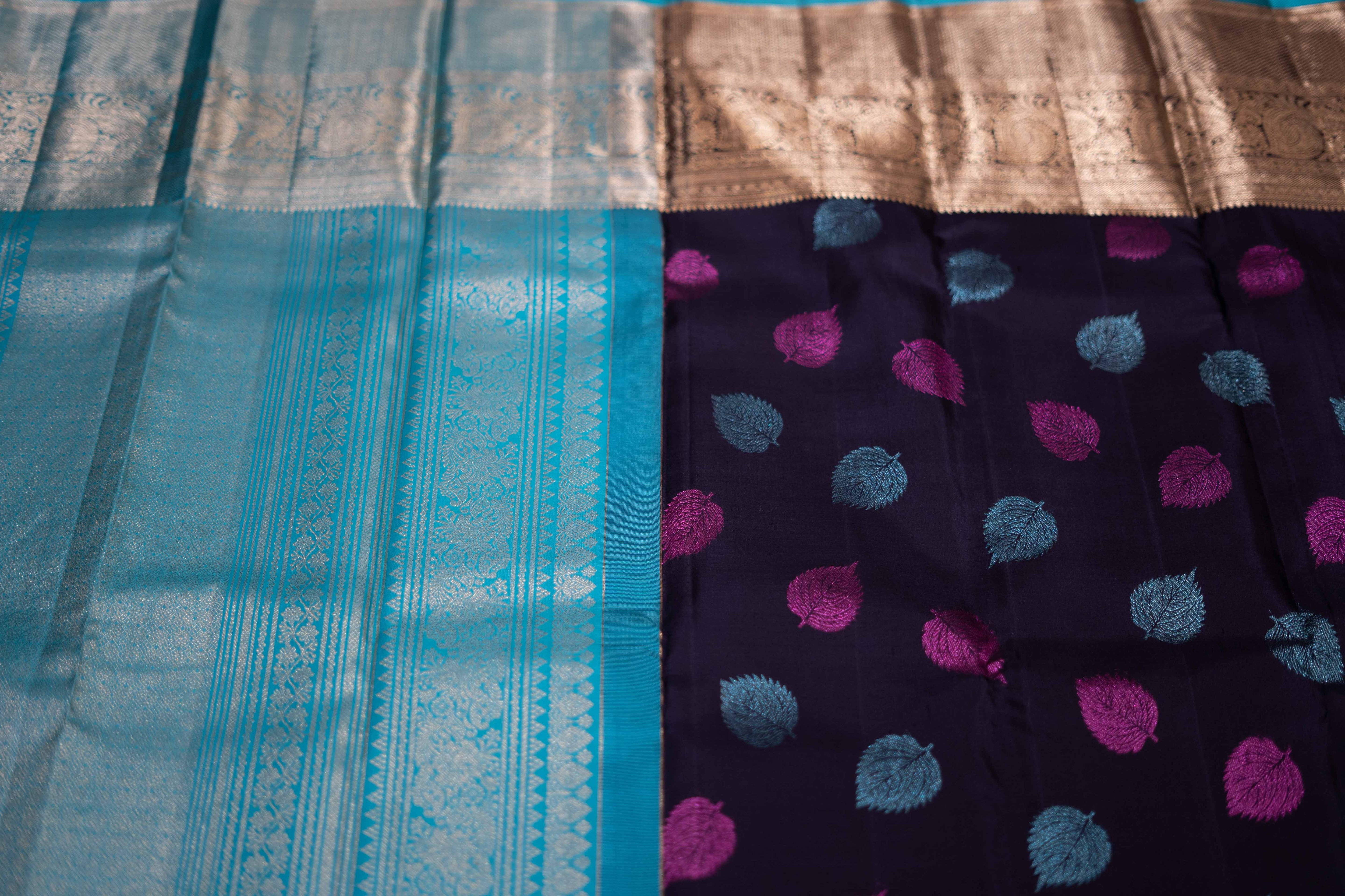 Multicolor Kanchipuram Silk Saree
