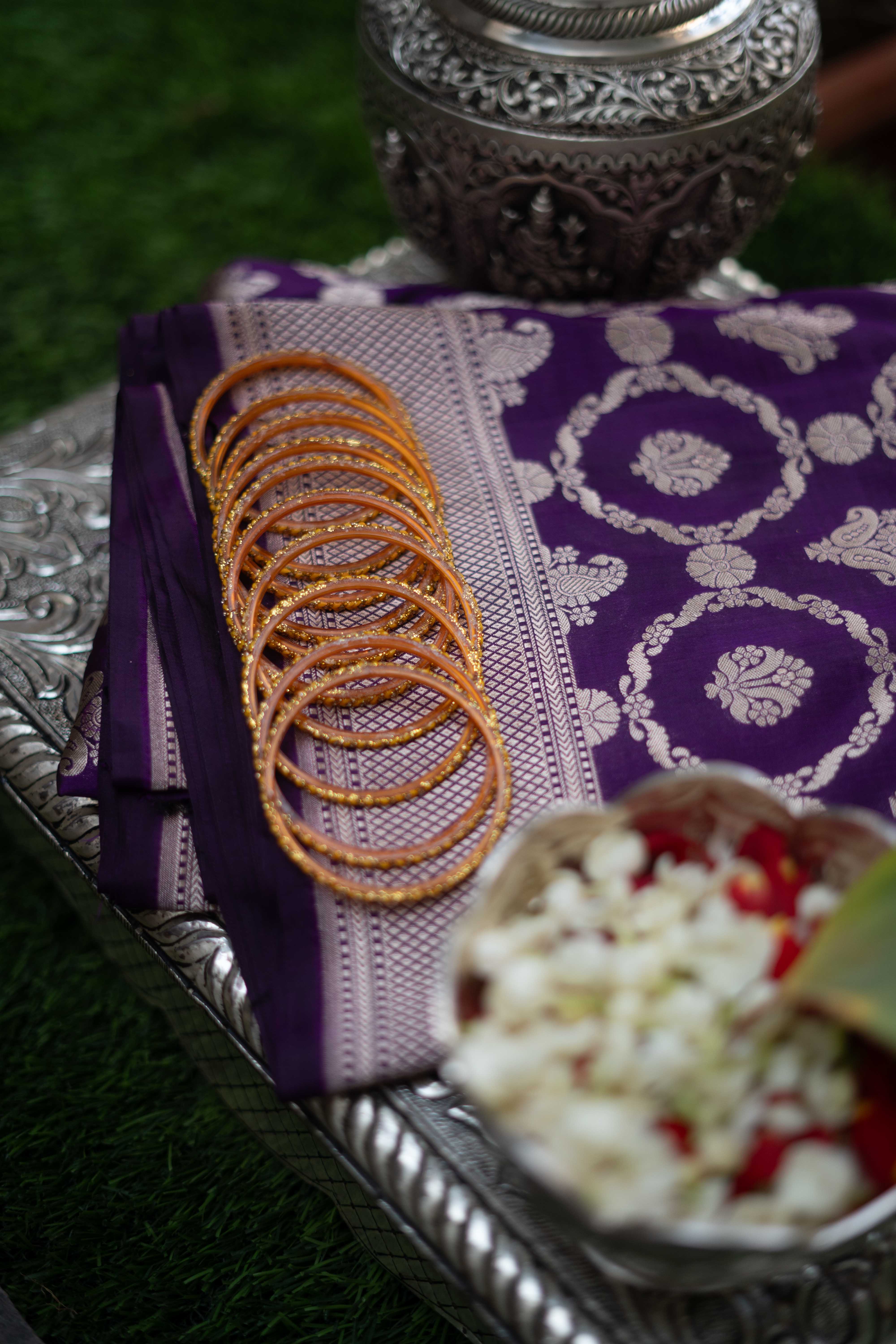 Banarasi Saree - Purple
