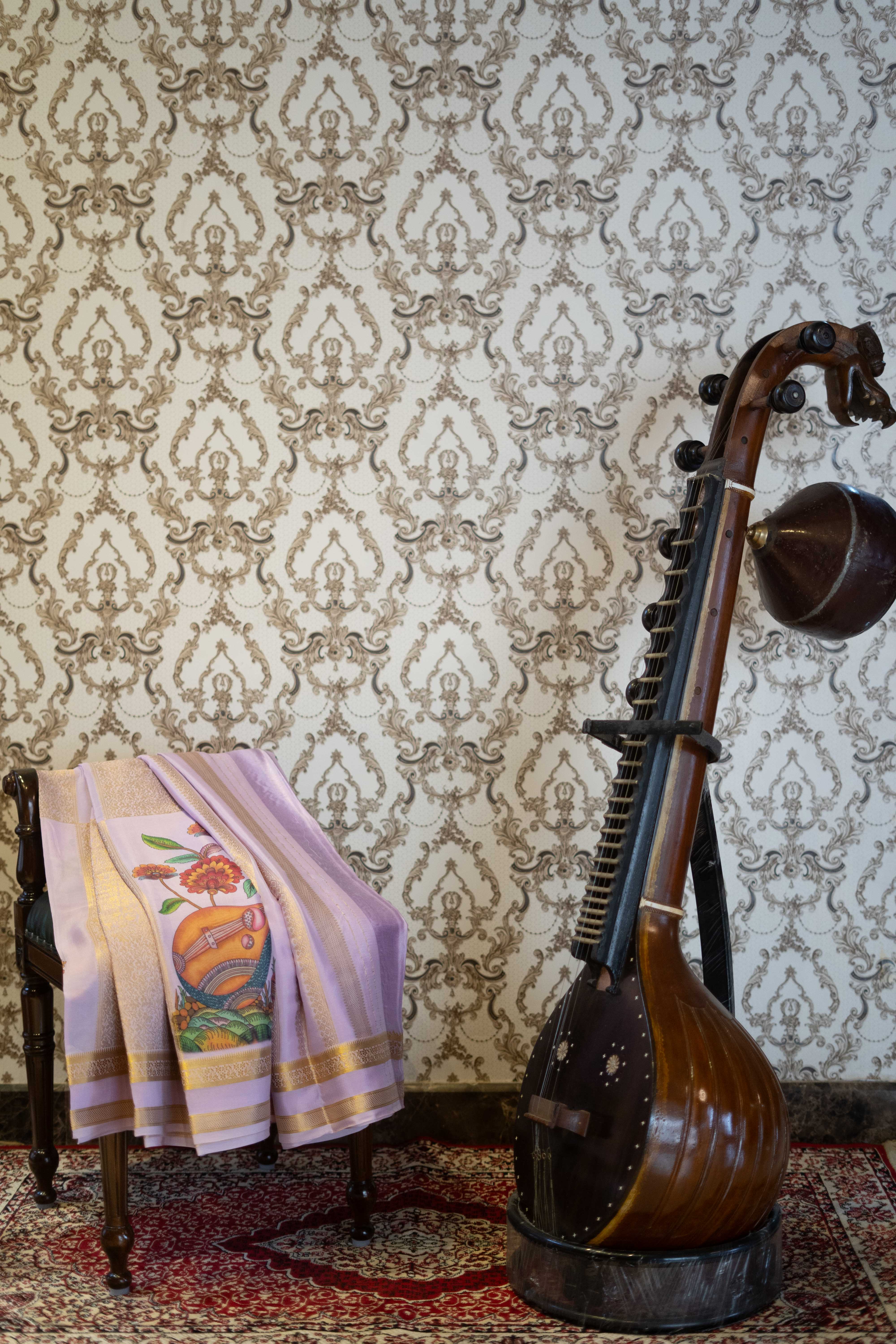 Mysore Silk Saree - Lavender